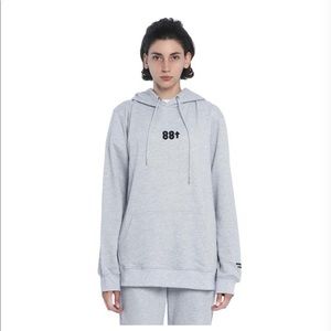 NWT 88 Rising Essentials Hoodie - Gray